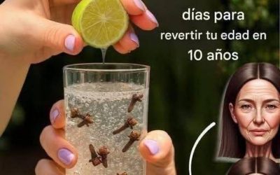 Bebida de colágeno con clavo y limón: piel radiante y sin arrugas. Para seguir recibiendo mis recetas, solo di algo … ¡Gracias!